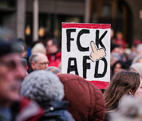Demo gegen die AfD