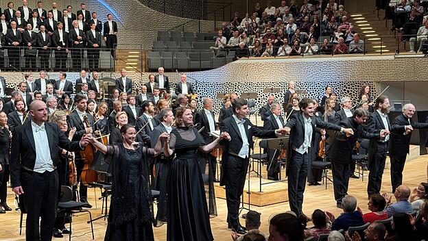 Musiker in der Elbphilharmonie