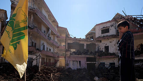 Trümmerlandschaft im Libanon