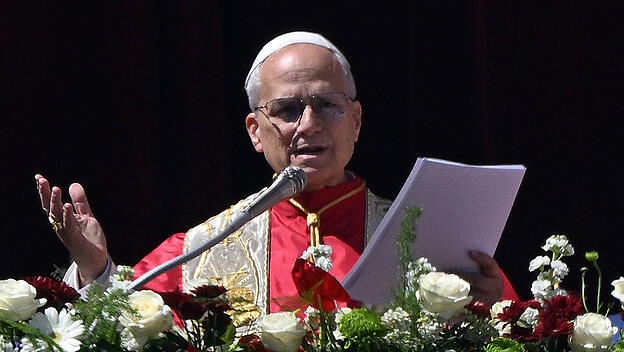 Leo XIV. bei Ansprache