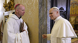 Pope Leo XIV. und Bischof Varden