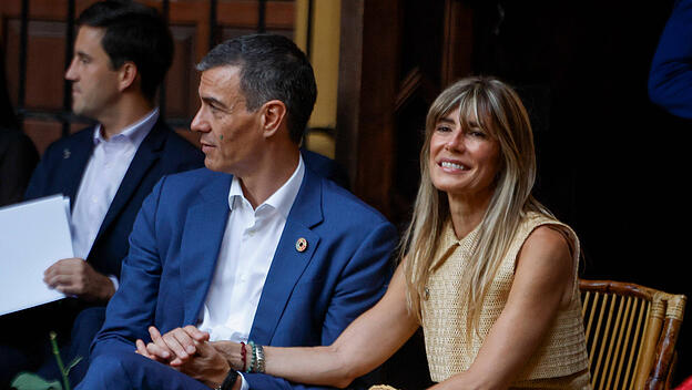 Pedro Sanchez mit Ehefrau Begona Gomez