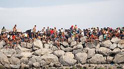 Migranten in Ceuta