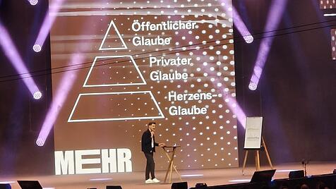 Elias Gläser auf der MEHR