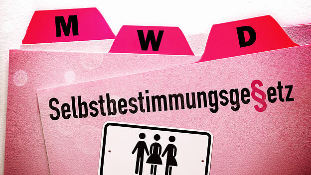 FOTOMONTAGE Selbstbestimmungsgesetz
