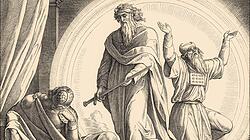 Vision des Judas Makkabäus, von Julius Schnorr von Carolsfeld.