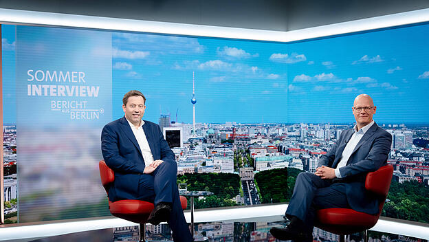 ARD-Sommerinterview, Lars Klingbeil, Matthias Deiß