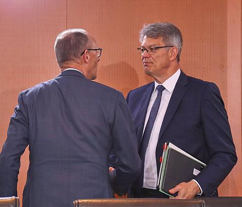 Friedrich Merz und Ex-Verkehrsminister Gordon Schnieder