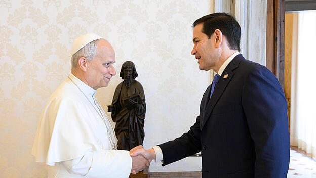 US-Außenminister Marco Rubio beim Papst