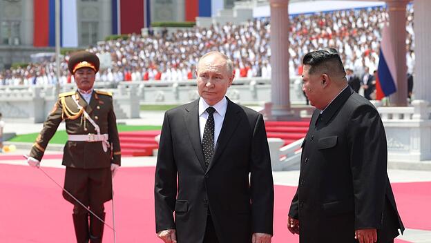 Putin bei Nordkoreas Diktator Kim