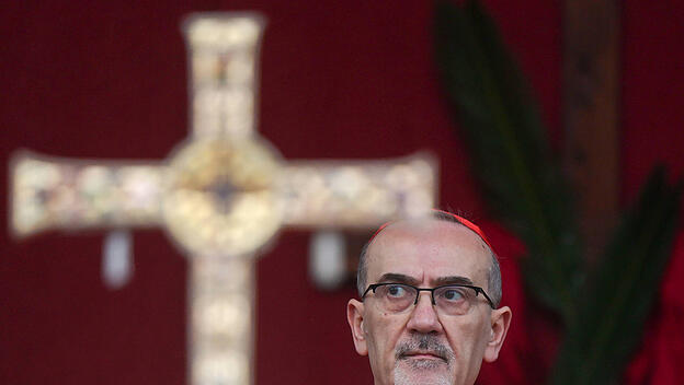 Der Lateinische Patriarch von Jerusalem, Kardinal Pierbattista Pizzaballa