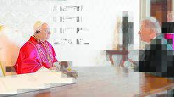 Bruno Kahl, ukraineerfahrener deutscher Botschafter beim Heiligen Stuhl, hat in Papst Leo einen aufmerksamen Zuhörer.