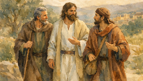 Jesus und die Emmausjünger