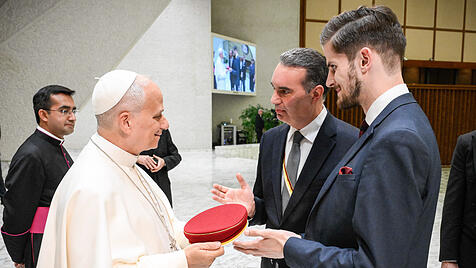 Papst Leo XIV. empfängt deutsche Studenten