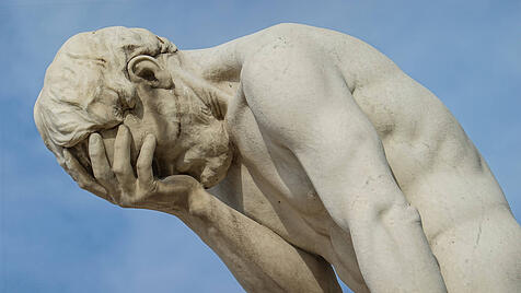 Paris, Statue von Kain (Kain und Abel) von Vidal Henri im Jardin des Tuileries // Paris, Statue of Kain (Kain and Abel)
