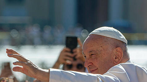 Papst Franziskus im Vatikan
