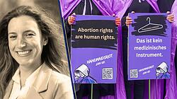 Chefredakteurin Franziska Harter, Abtreibungsdemonstration
