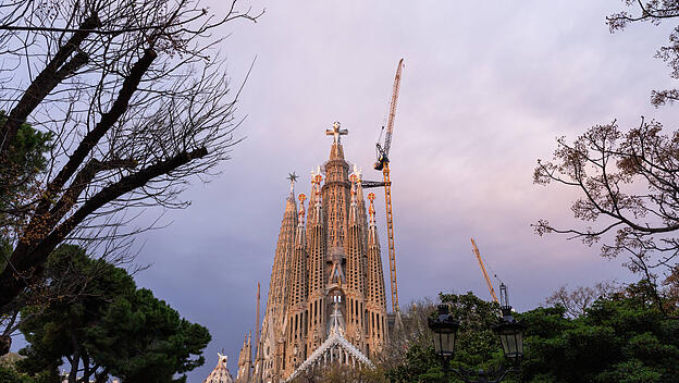 Die Sagrada Família in Barcelona