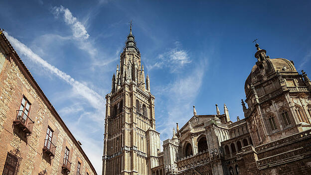 Primatialkathedrale Santa Maria de la Assunta, Wahrzeichen der Altstadt von Toledo in Spanien