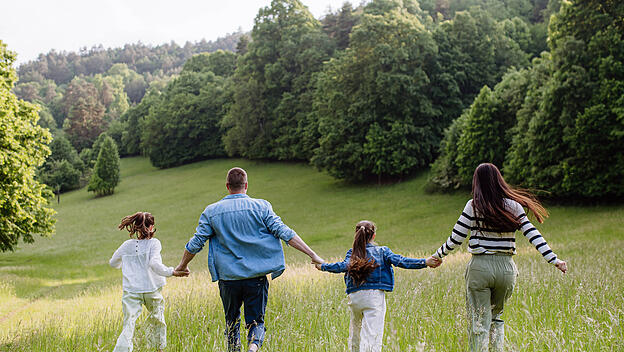 Familie in der Natur