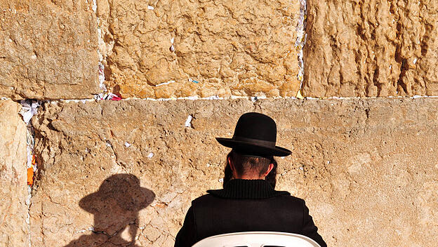 Orthodoxer Jude an der Klagemauer