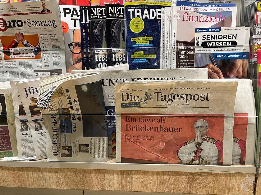 Die Tagespost am Kiosk