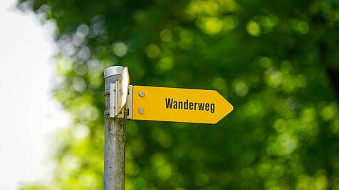 Schild Wanderweg