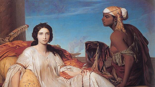 Die Figur der Esther wurde im 19. Jahrhundert zu einer wichtigen Figur, als sich die gesellschaftliche Rolle der Frau zunehmend auch nach außen öffnete; Gemälde von Leon Benouville.