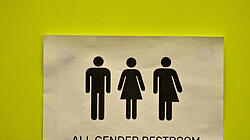 Klo für Männer, Frauen und Transgender