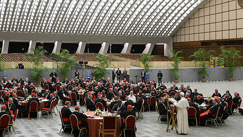 Papst Leo eröffnet Konstistorium