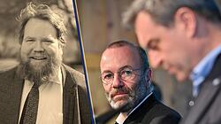 Politikredakteur Sebastian Sasse, Manfred Weber, Markus Söder