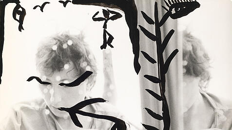 Gabriele Stötzer, Mir gegenüber – Selbst im Spiegel, 1985.