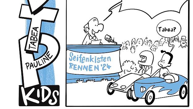 Seifenkistenrennen Finale - DTP Kids Comic