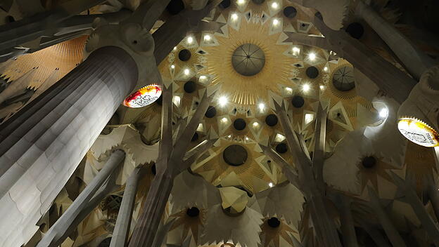 Himmlisches Jerusalem: Der verheißungsvolle Blick nach oben in der Sagrada Família.