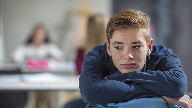 Überforderter Schüler
