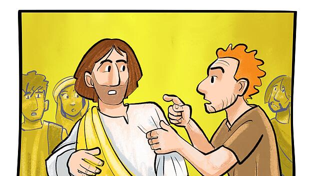 Petrus macht Jesus Vorwürfe