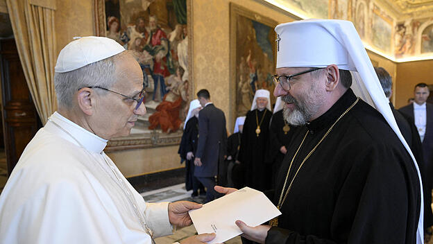Im Sommer 2025 empfing Papst Leo Großerzbischof Swjatoslaw Schewtschuk
