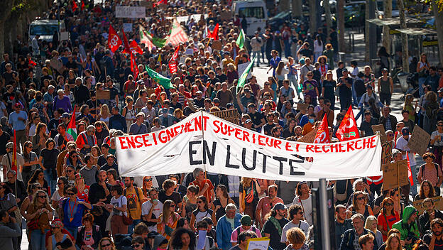 Schülerproteste in Paris