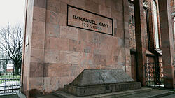 Immanuel Kants Grab in Königsberg (heute Kaliningrad)