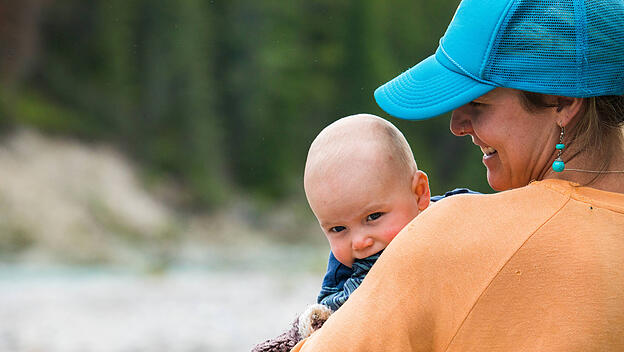 Mutter mit Baby
