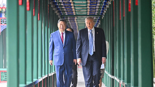 Der chinesische Präsident Xi Jinping und der US-Präsident Donald Trump