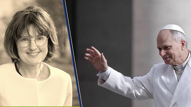 Papst Leo und Fußwaschung um Gründonnerstag