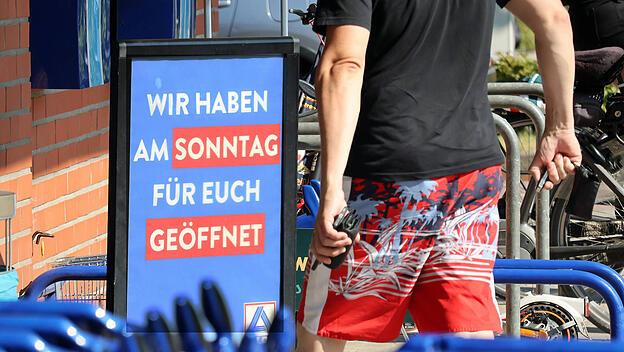 Sonntags geöffneter Aldi