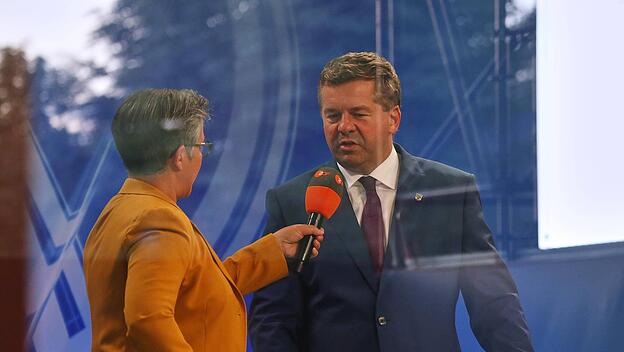 Sven Schulze am Wahlabend