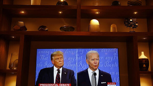 Erstes TV-Duell zwischen Trump und Biden im Jahr 2020
