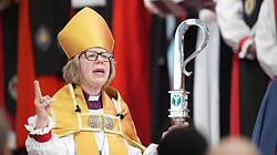 Die neue anglikanische Erzbischöfin von Canterbury, Sarah Mullally