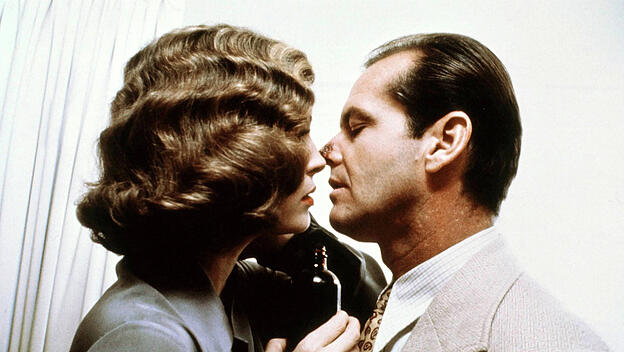Faye Dunaway und Jack Nicholson in Chinatown