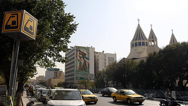 Ubahn-Station Heilige Jungfrau Maria in Teheran