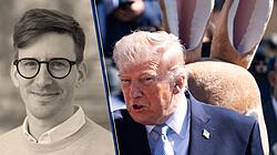 Redakteur Sebastian Ostritsch, Donald Trump, Osterhase