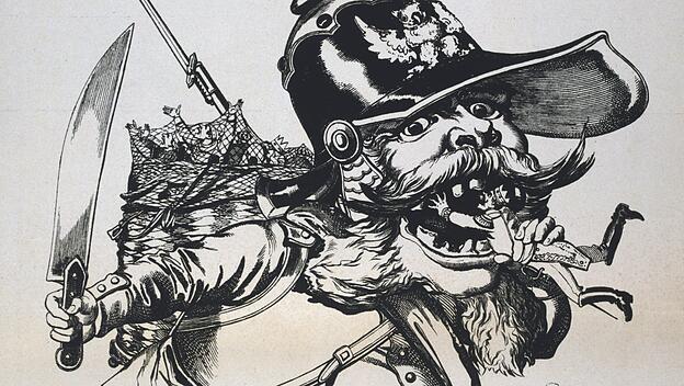 Karikatur Kaiser Wilhelms